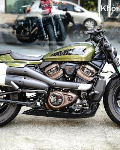 [T5/2026] Harley Sportster S 1250cc 2022 màu Mineral Green rất hiếm odo lướt chỉ 3k km