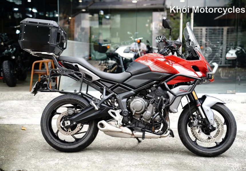 Triumph Tiger Sport 660cc 2022 màu Korosi Red/Graphite Odo 10k km