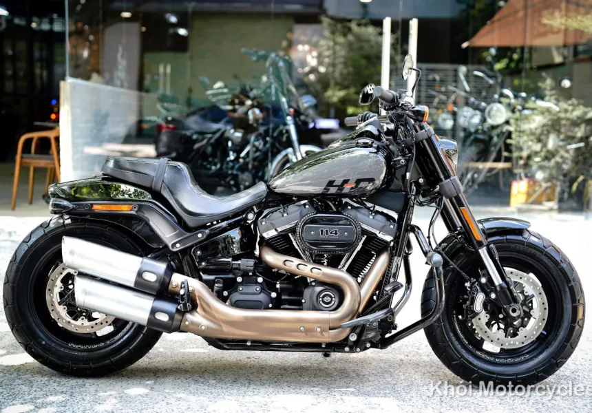 Harley Davidson Softail Fat Bob Grey Haze