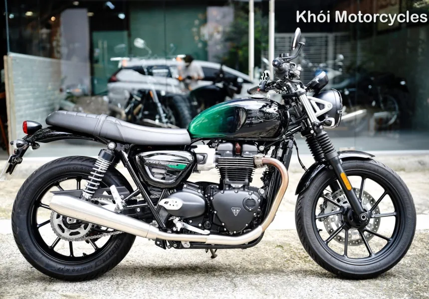 Triumph Speed Twin 900cc 2024 Stealth Edition Sapphire Green Odo 3k km