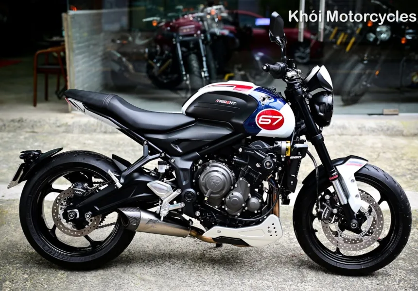 Triumph Trident 660cc bản đặc biệt Tribute 2024 Odo siêu lướt 1500km