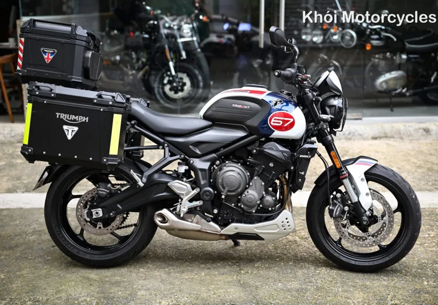 Triumph Trident 660cc 2024 bản kỷ niệm Tribute Odo 7k km