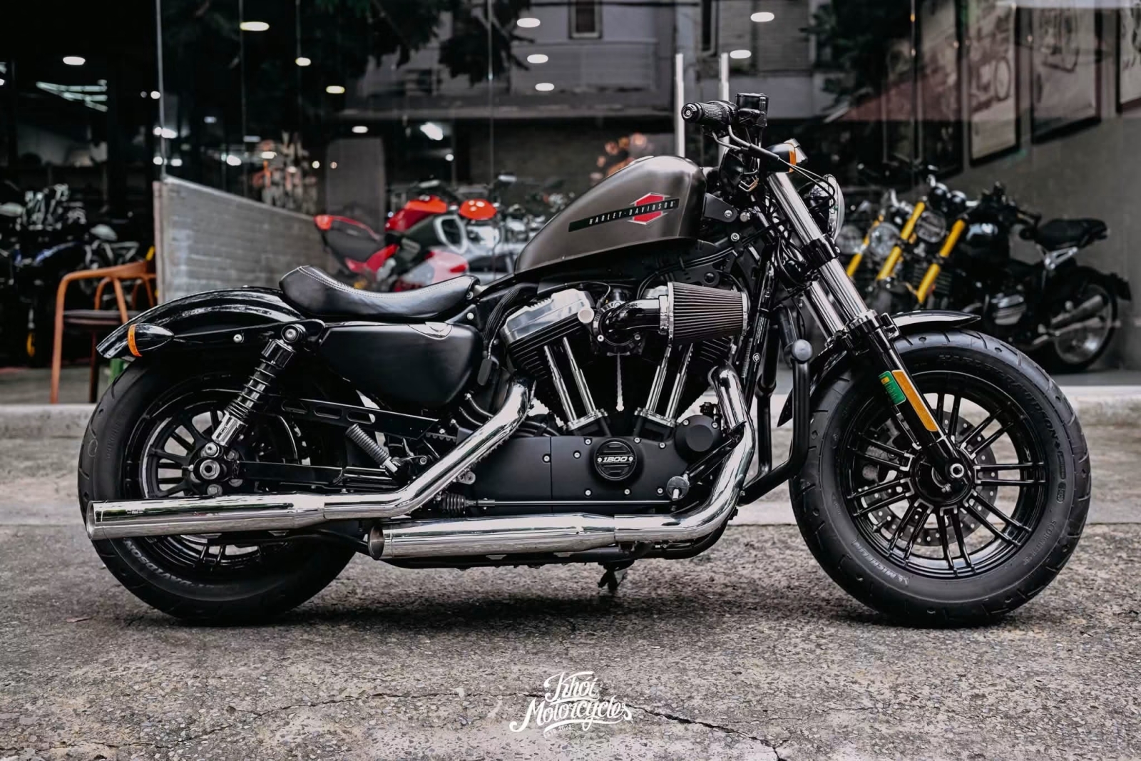 Harley Davidson 48 2020 màu River Rock Grey Denim odo 4k miles